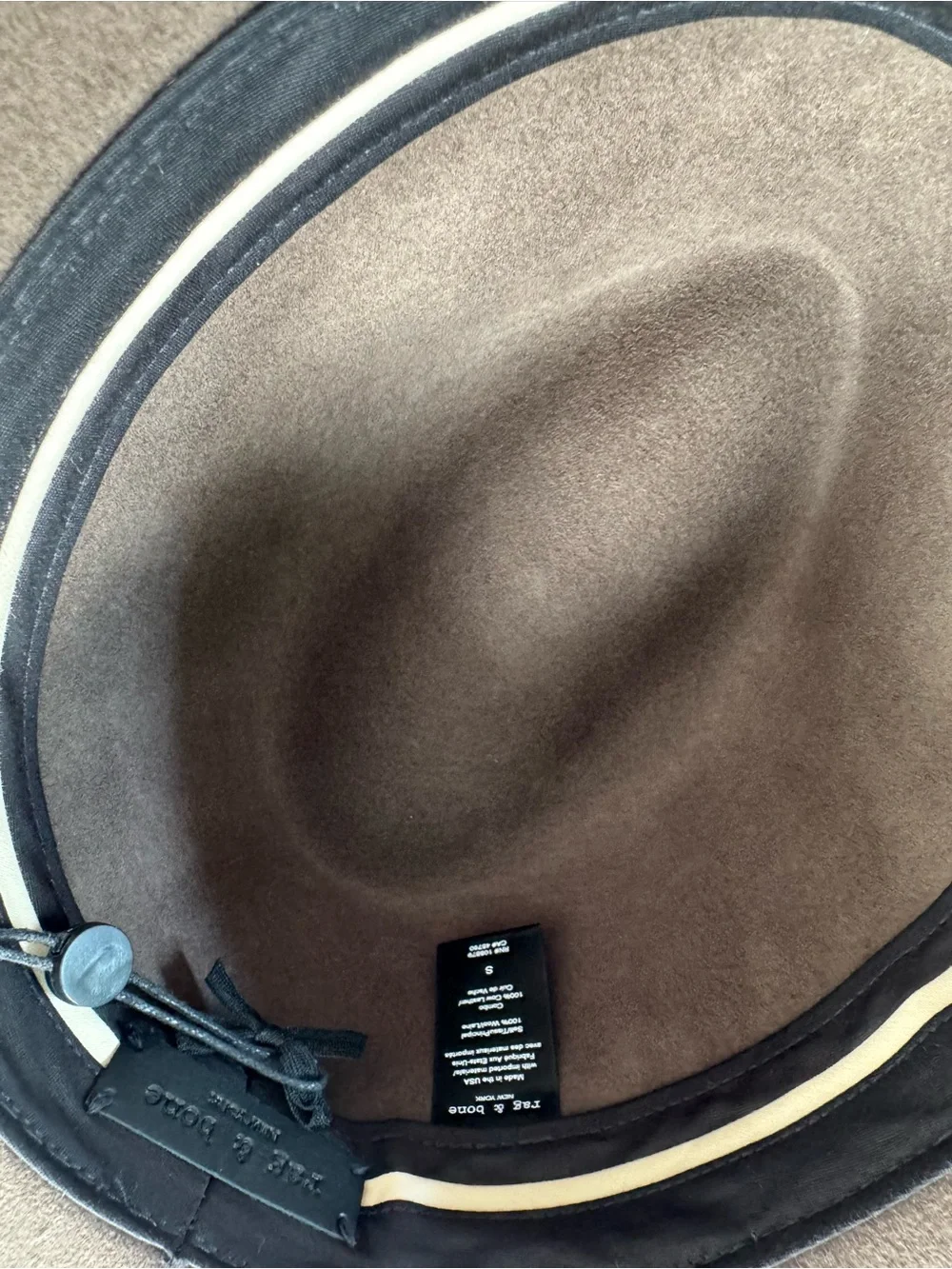 Rag & Bone Floppy Brim Fedora in Pecan | SMALL NWT
